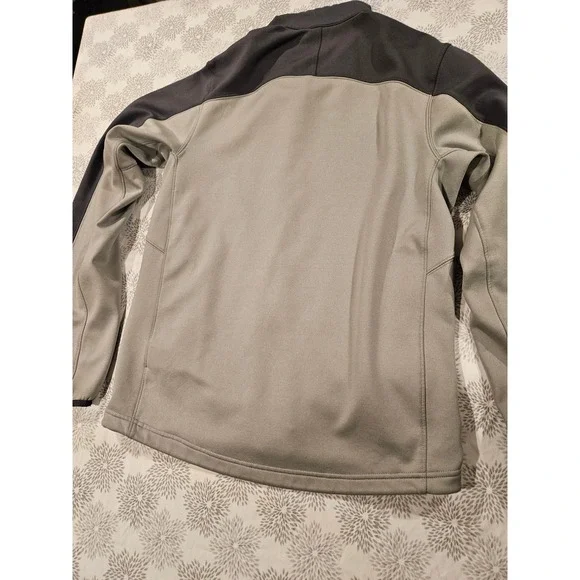 The North Face Jacket Full Zip Softshell Lightweight Coat Gray Black S - Picture 7 of 7